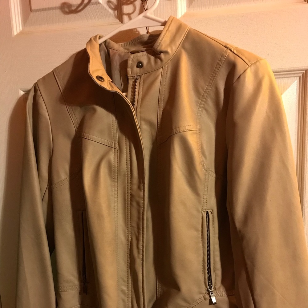 Faux Leather Jacket